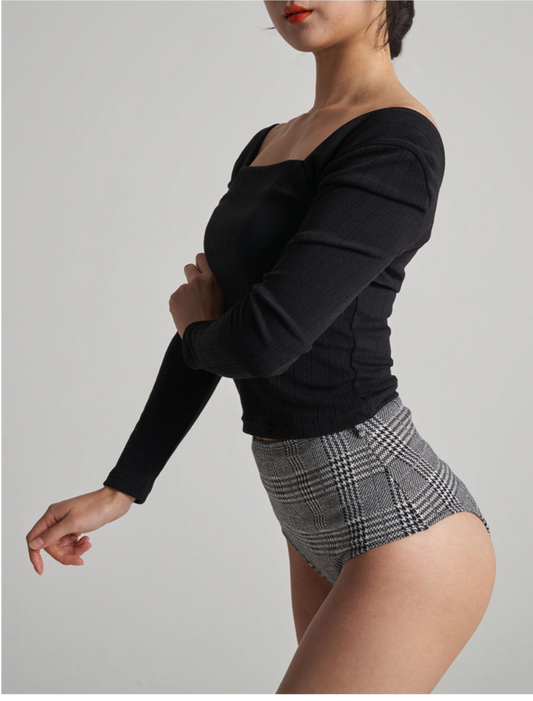 Sienna Square Neck Cover-up - Black